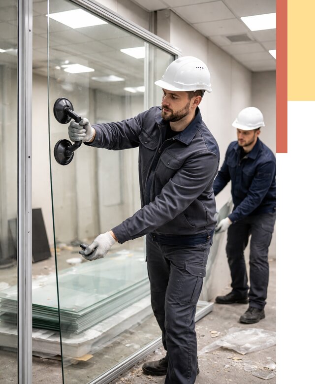 Демонтаж стеклянных перегородок в Переславле-Залесском от 3321 руб. — быстро и недорого | ОТДЕЛОЧНИК-Прс