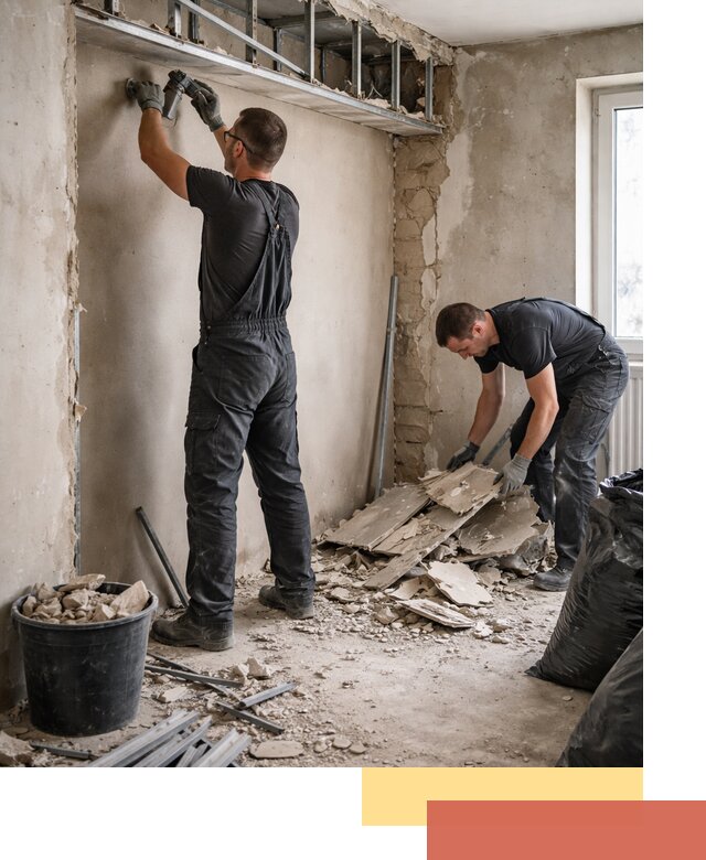 Демонтаж короба из гипсокартона в Переславле-Залесском быстро и аккуратно