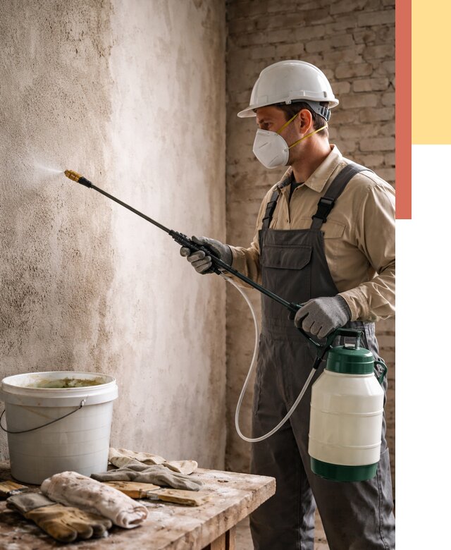 Антисептическая обработка стен в Переславле-Залесском от 1245 руб. — быстро и недорого | ОТДЕЛОЧНИК-Прс