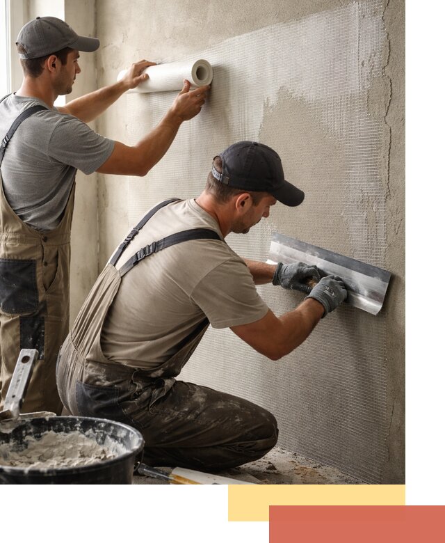 Армирование стен стеклосеткой в Переславле-Залесском для прочной отделки