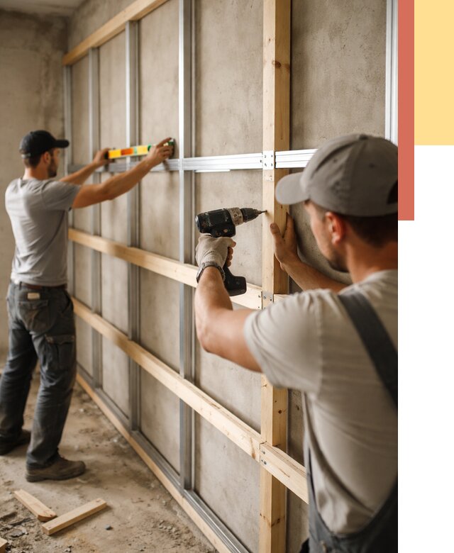 Устройство обрешетки под панели в Переславле-Залесском от 2180 руб. — монтаж под ключ | ОТДЕЛОЧНИК-Прс