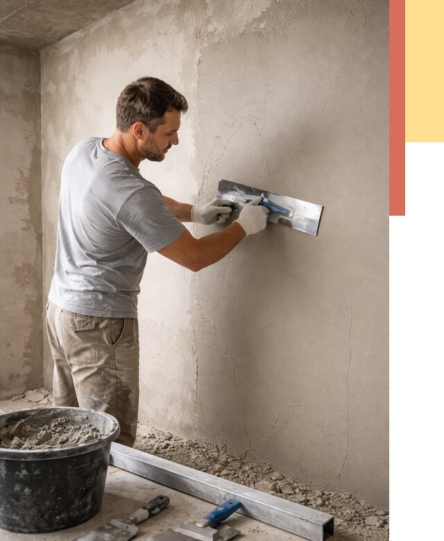 Штукатурка стен без маяков в Переславле-Залесском от 7473 руб/м2 — услуги и цена | ОТДЕЛОЧНИК-Прс