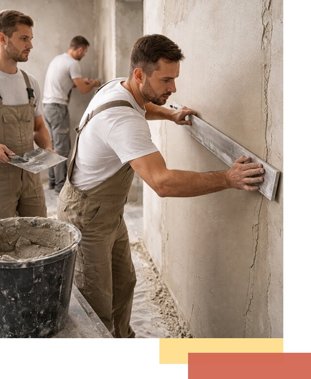 Штукатурка стен без маяков в Переславле-Залесском быстро и качественно