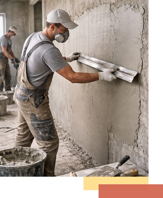 Штукатурка бетонных стен в Переславле-Залесском качественно и долговечно