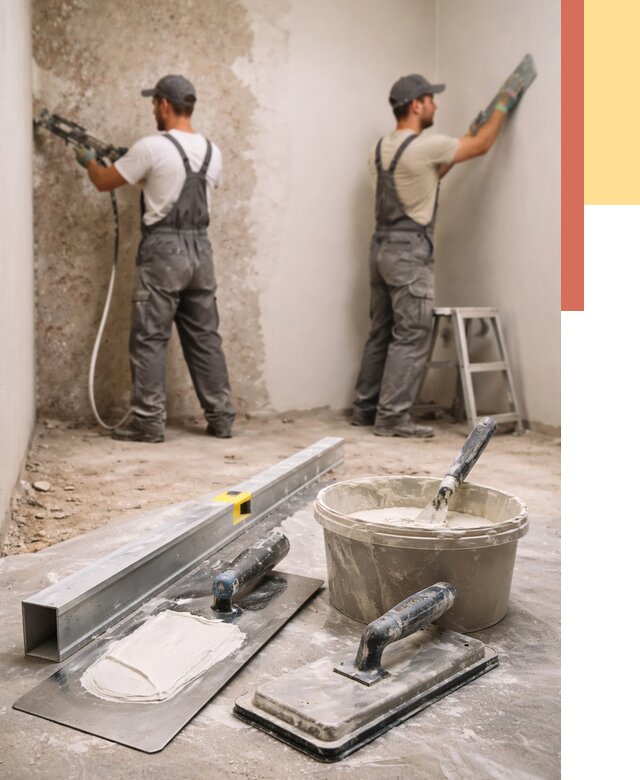 Штукатурка стен под обои в Переславле-Залесском от 4671 руб./м2 — выравнивание под обои | ОТДЕЛОЧНИК-Прс