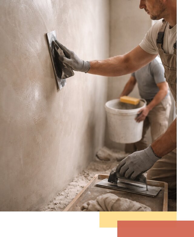 Нанесение марокканской штукатурки таделакт в Переславле-Залесском