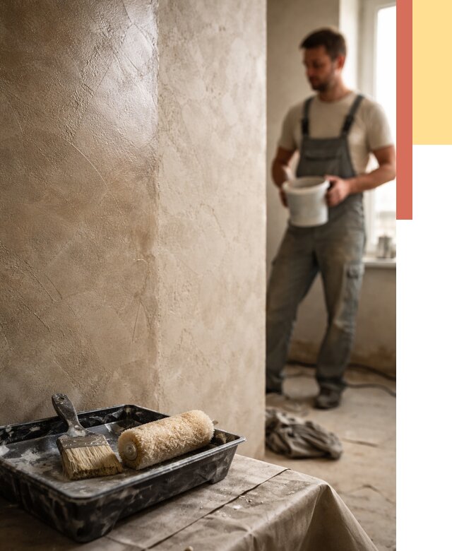 Нанесение воска на штукатурку в Переславле-Залесском от 3633 руб. | Услуги ОТДЕЛОЧНИК-Прс