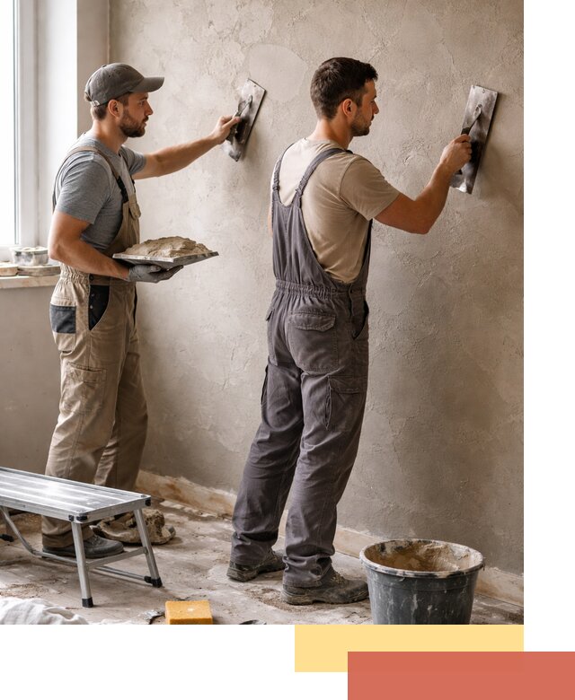 Ремонт декоративной штукатурки и восстановление фактуры в Переславле-Залесском