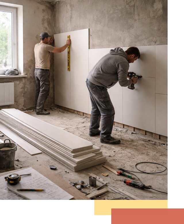 Монтаж ПВХ панелей на стены в Переславле-Залесском качественно и быстро