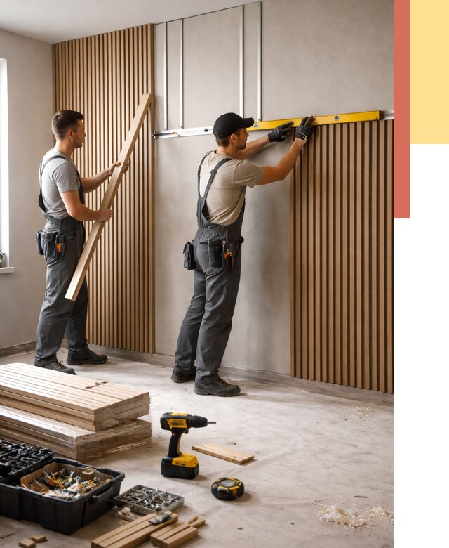 Монтаж реечных панелей на стены в Переславле-Залесском от 1245 руб. — быстро и недорого | ОТДЕЛОЧНИК-Прс