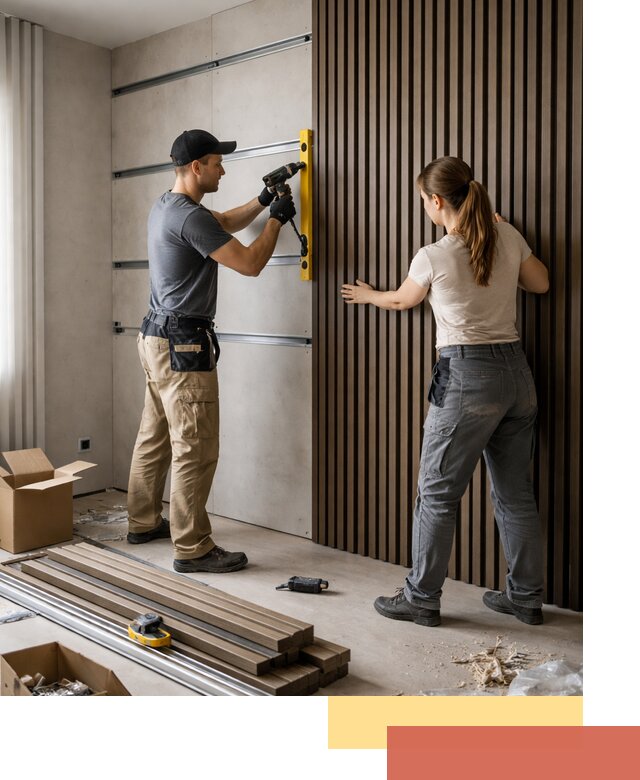 Монтаж реечных панелей на стены в Переславле-Залесском