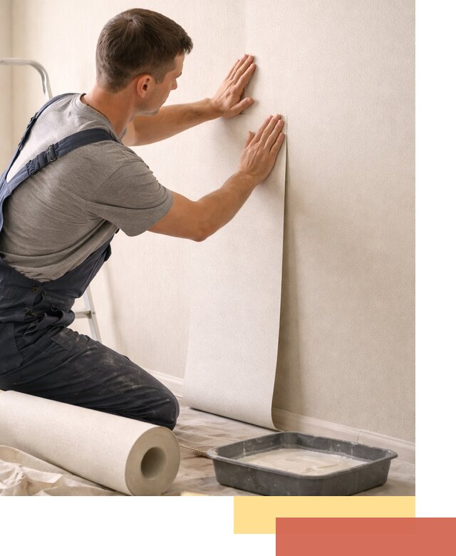 Поклейка флизелиновых обоев в Переславле-Залесском качественно и быстро