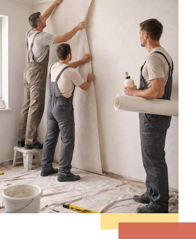 Оклейка стен обоями в Переславле-Залесском — качественно и профессионально