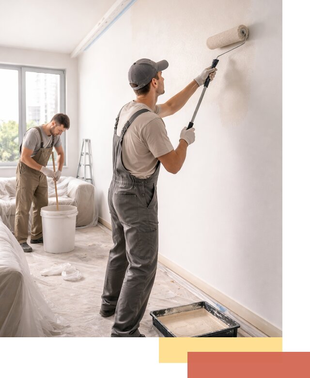 Покраска стен в офисе в Переславле-Залесском — быстрый и качественный ремонт