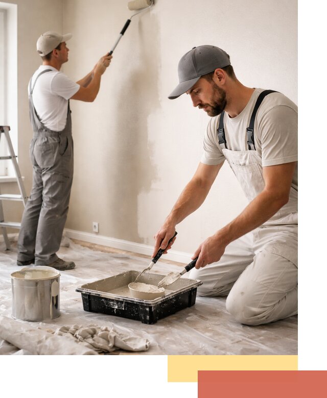 Покраска стен в квартире в Переславле-Залесском — профессионально и аккуратно