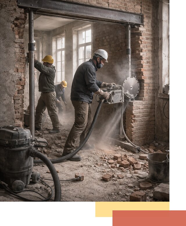 Прорезка проема в стене под дверной или оконный проем в Переславле-Залесском