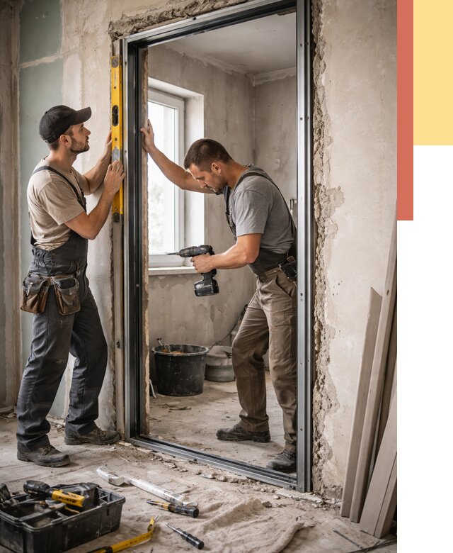 Закладка дверного проема в Переславле-Залесском от 3633 руб. — быстро и недорого | ОТДЕЛОЧНИК-Прс