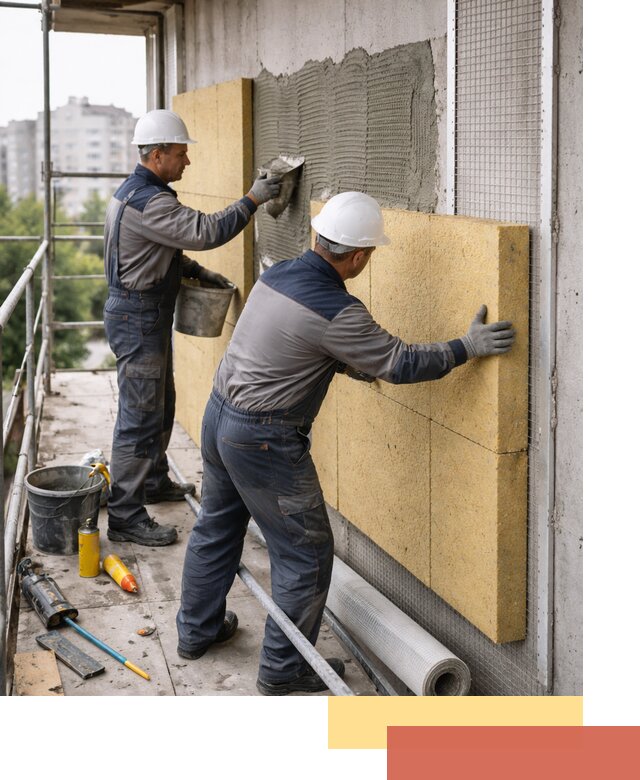 Утепление стен зданий и домов в Переславле-Залесском качественно и надежно