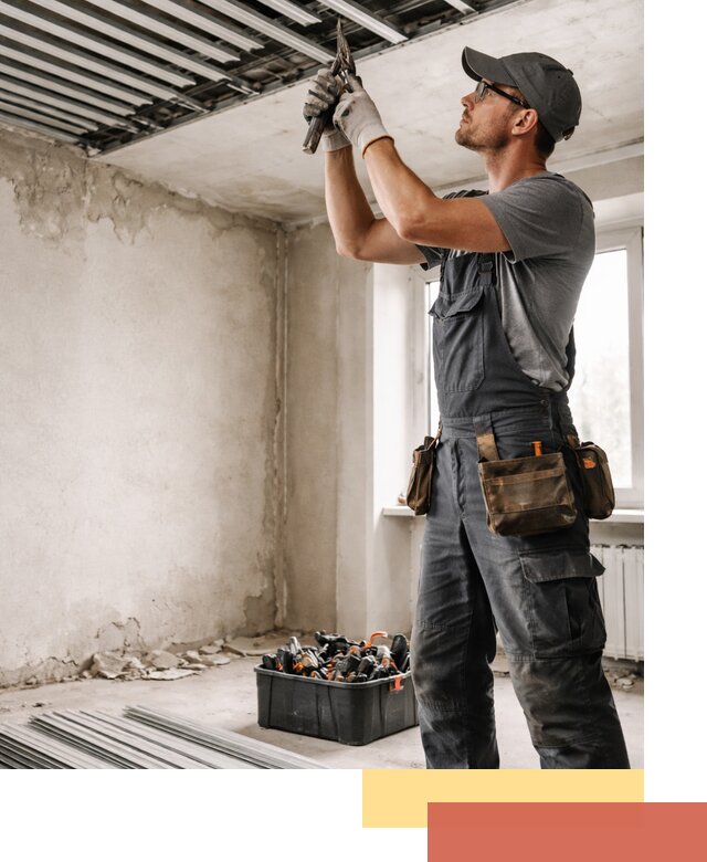 Демонтаж реечного потолка в Переславле-Залесском быстро и аккуратно