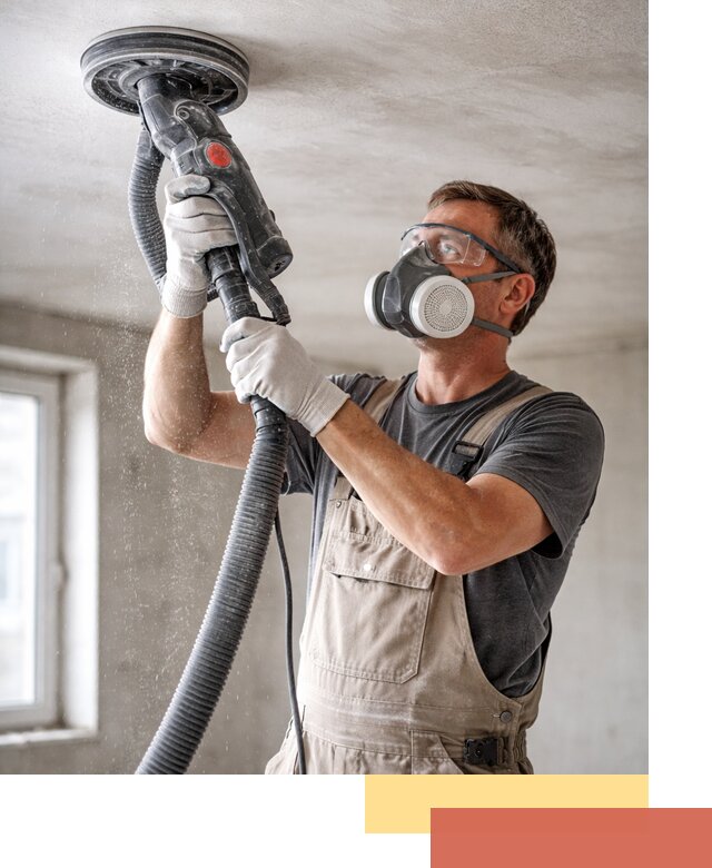 Шлифовка потолка в Переславле-Залесском — качественная подготовка под отделку