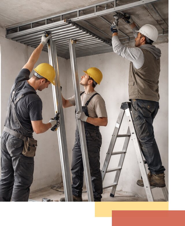 Монтаж реечного потолка под ключ в Переславле-Залесском