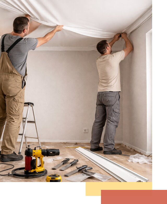 Монтаж ПВХ натяжного потолка в Переславле-Залесском качественно и быстро