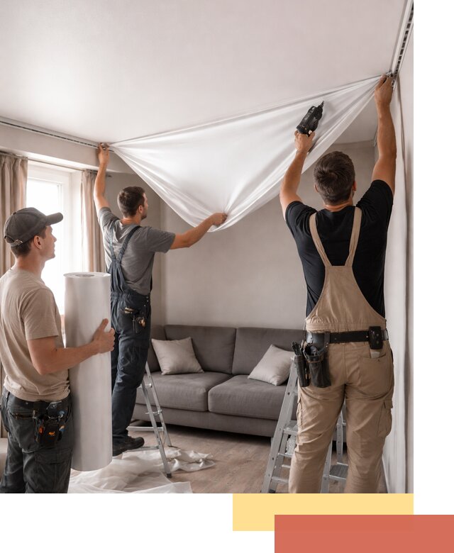 Монтаж сатинового натяжного потолка в Переславле-Залесском качественно и быстро