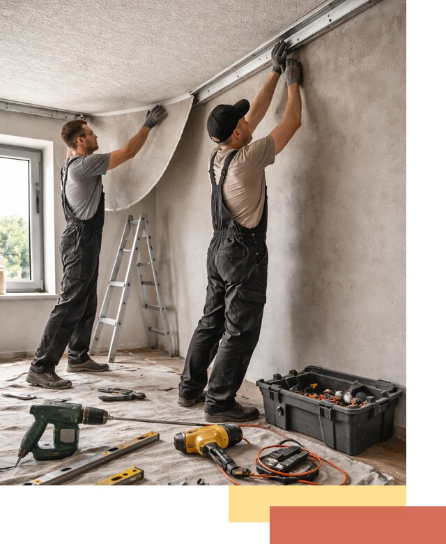 Монтаж фактурного натяжного потолка в Переславле-Залесском качественно и быстро