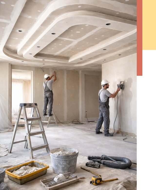 Многоуровневый потолок из гипсокартона в Переславле-Залесском от 778 руб. под ключ | ОТДЕЛОЧНИК-Прс