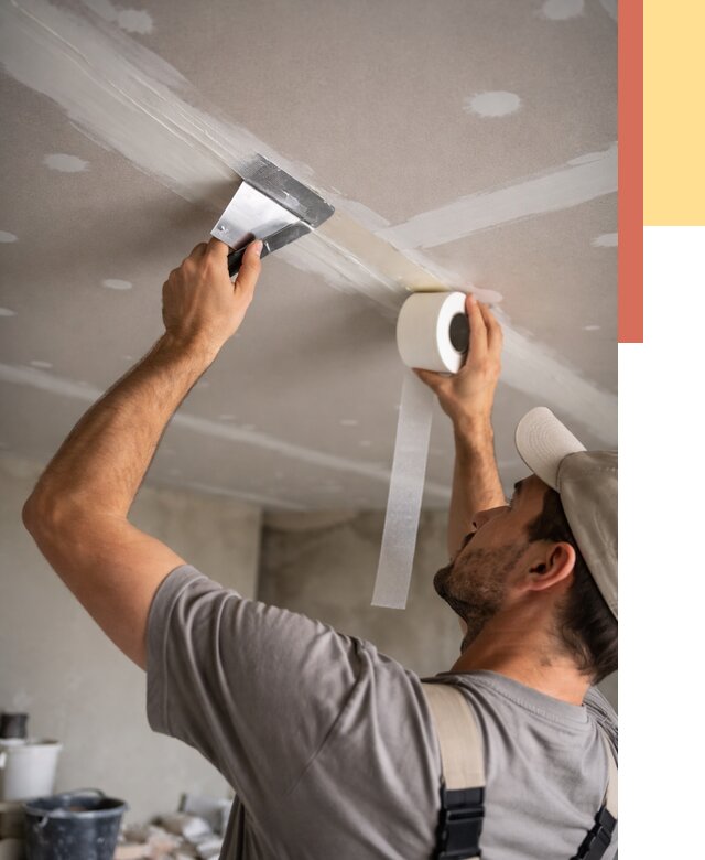 Обработка швов потолка ГКЛ в Переславле-Залесском от 7784 руб. под ключ | ОТДЕЛОЧНИК-Прс