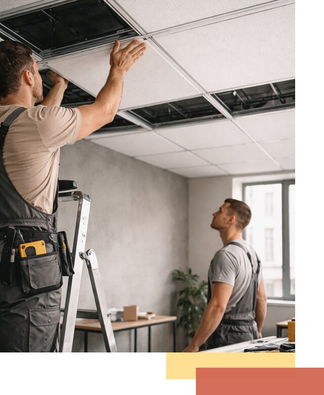 Монтаж потолочной плитки в Переславле-Залесском качественно и в срок