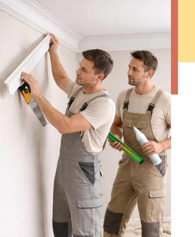 Монтаж потолочного плинтуса в Переславле-Залесском от 2387 руб. — быстро и недорого | ОТДЕЛОЧНИК-Прс