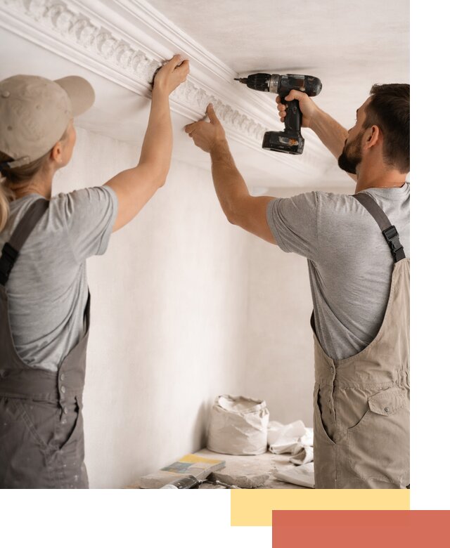 Профессиональный монтаж лепнины на потолок в Переславле-Залесском