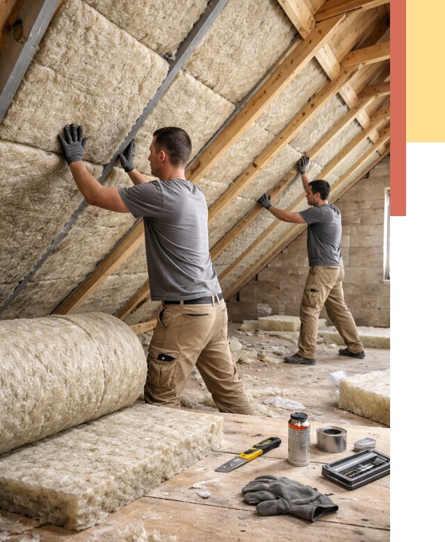 Утепление потолка минватой в Переславле-Залесском от 1505 руб. — быстро и недорого | ОТДЕЛОЧНИК-Прс