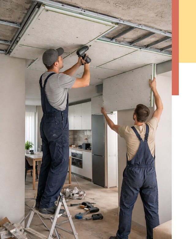 Шумоизоляция потолка панелями зипс в Переславле-Залесском от 1920 руб. под ключ | ОТДЕЛОЧНИК-Прс